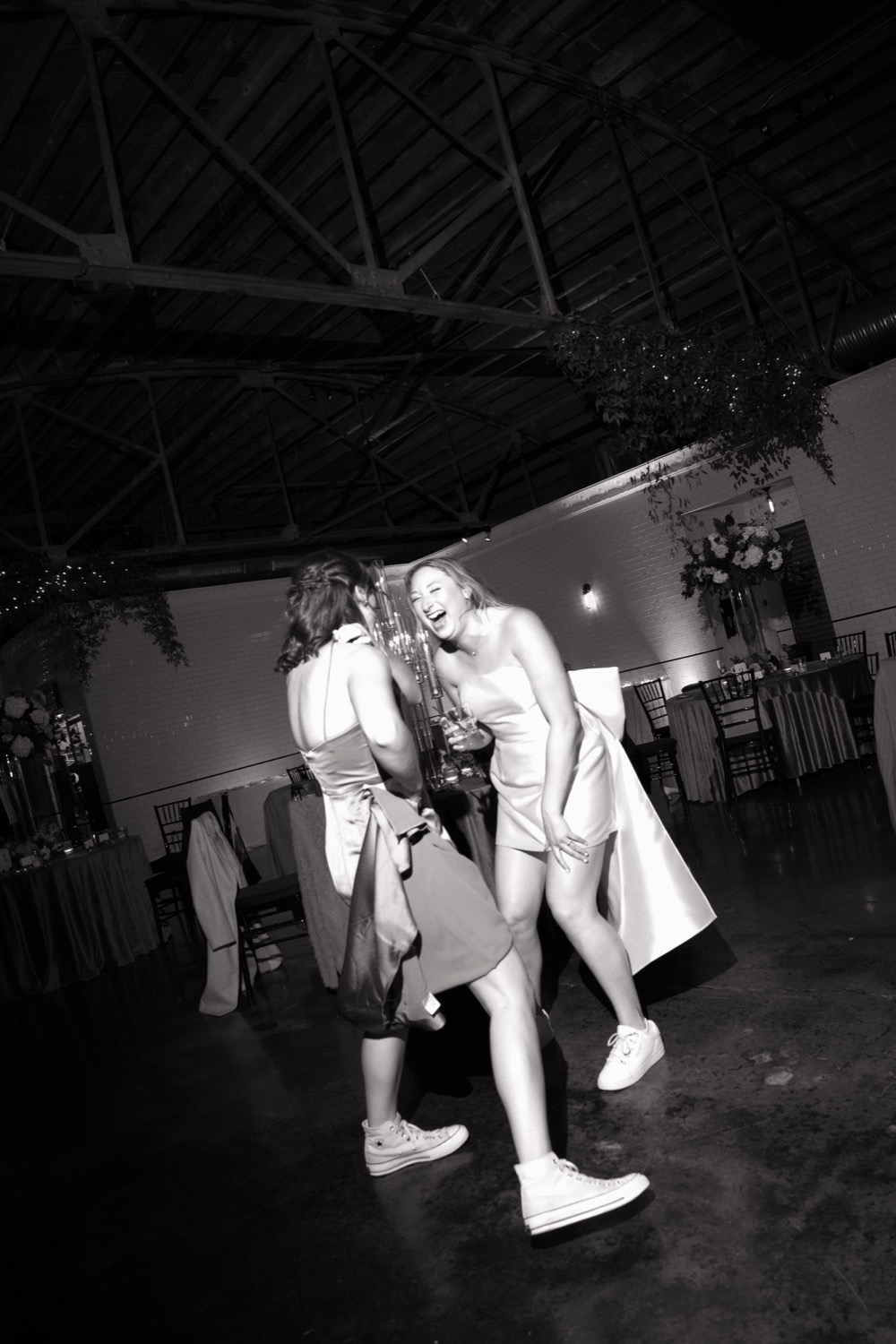 Wedding guests dancing at The Guild reception